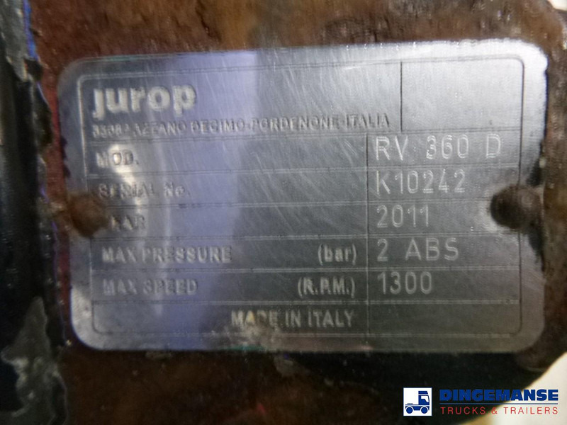 Cisternový návěs VALLELY Vacuum tank alu 30 m3 / 1 comp + Engine: obrázek 16