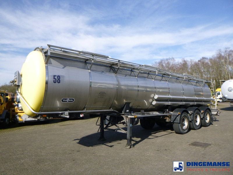 Van Hool Chemical tank inox 24 m3 / 1 comp - Cisternový návěs: obrázek 1 Van Hool Chemical tank inox 24 m3 / 1 comp - Cisternový návěs: obrázek 1