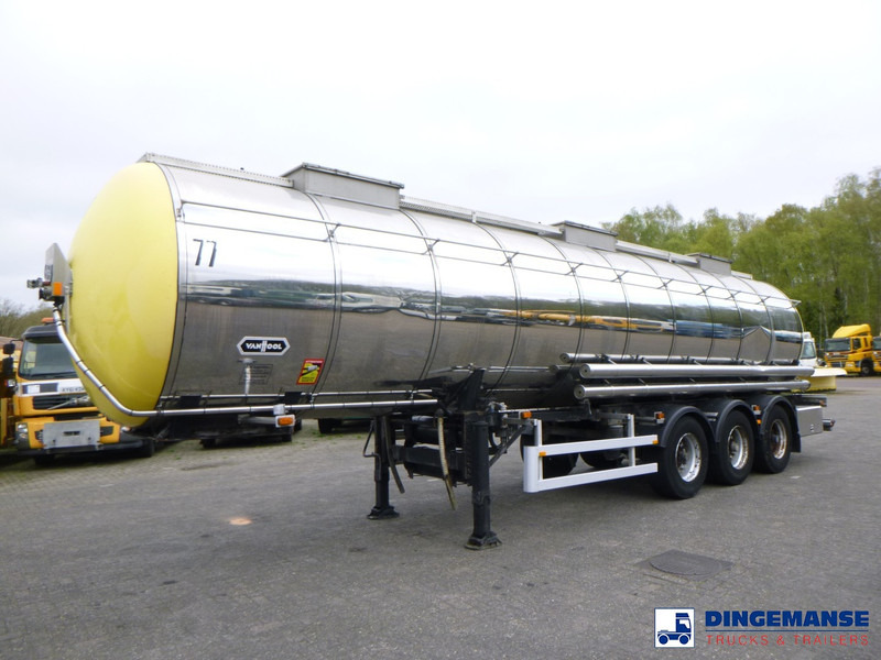 Van Hool Chemical tank inox 30 m3 / 1 comp - Cisternový návěs: obrázek 1 Van Hool Chemical tank inox 30 m3 / 1 comp - Cisternový návěs: obrázek 1