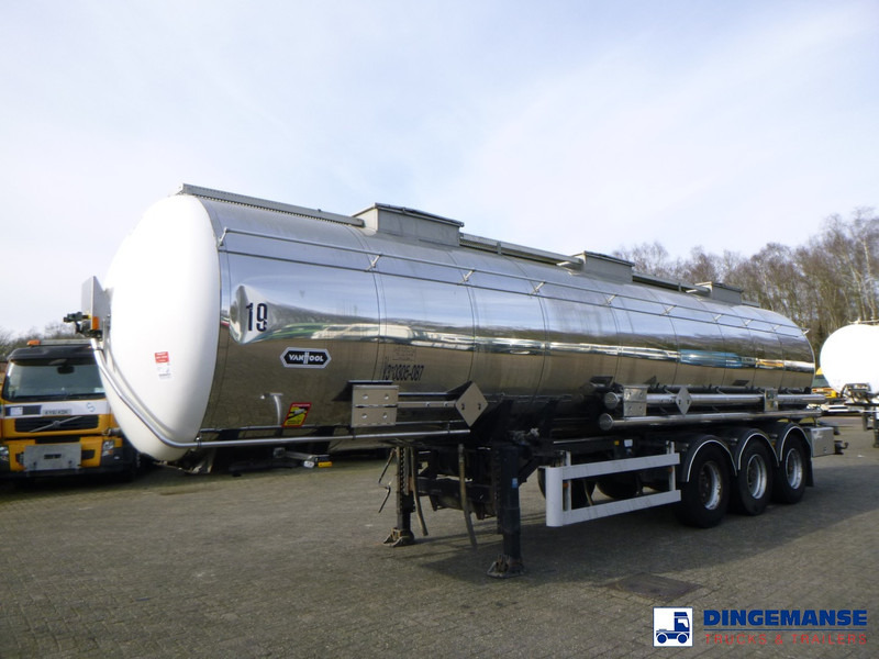 Van Hool Chemical tank inox 30 m3 / 1 comp - Cisternový návěs: obrázek 1 Van Hool Chemical tank inox 30 m3 / 1 comp - Cisternový návěs: obrázek 1