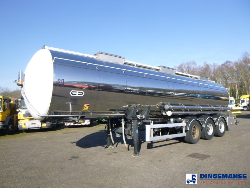 Van Hool Chemical tank inox 30 m3 / 3 comp - Cisternový návěs: obrázek 1 Van Hool Chemical tank inox 30 m3 / 3 comp - Cisternový návěs: obrázek 1