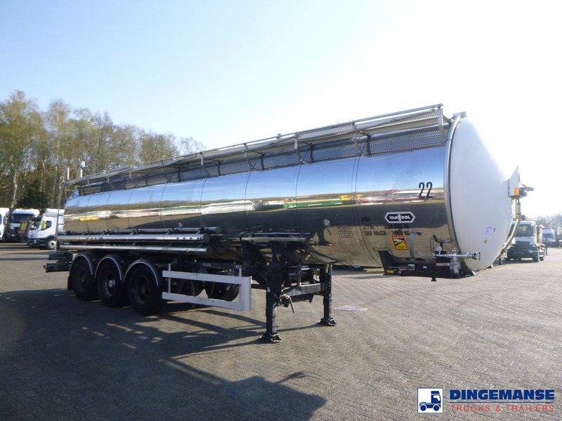 Van Hool Chemical tank inox L4BH 30 m3 / 3 comp - Cisternový návěs: obrázek 2 Van Hool Chemical tank inox L4BH 30 m3 / 3 comp - Cisternový návěs: obrázek 2