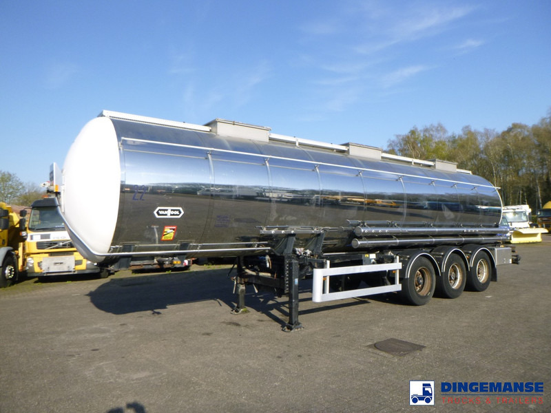 Van Hool Chemical tank inox L4BH 30 m3 / 3 comp - Cisternový návěs: obrázek 1 Van Hool Chemical tank inox L4BH 30 m3 / 3 comp - Cisternový návěs: obrázek 1