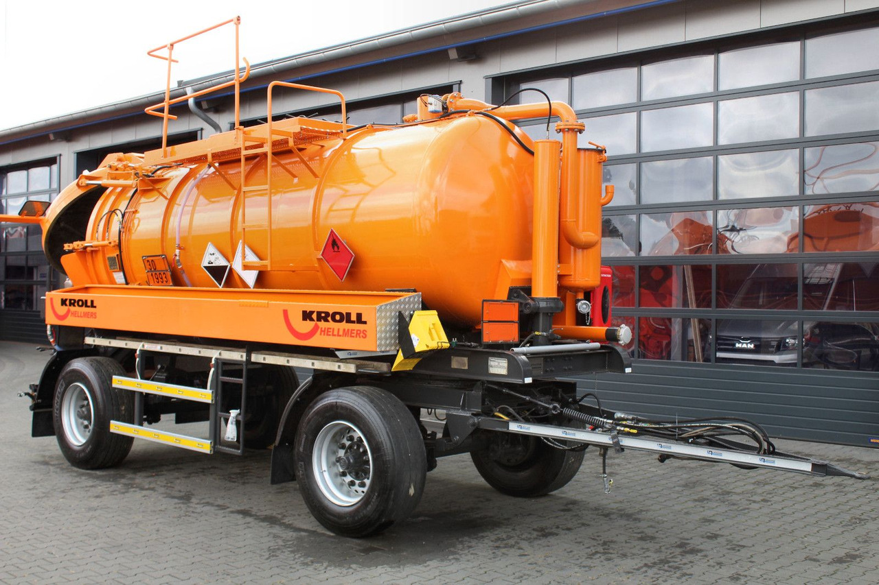 Kutschke 10m³ Kipper Saug u.Druck INOX +ADR/GGVS - Cisternový přívěs: obrázek 1 Kutschke 10m³ Kipper Saug u.Druck INOX +ADR/GGVS - Cisternový přívěs: obrázek 1
