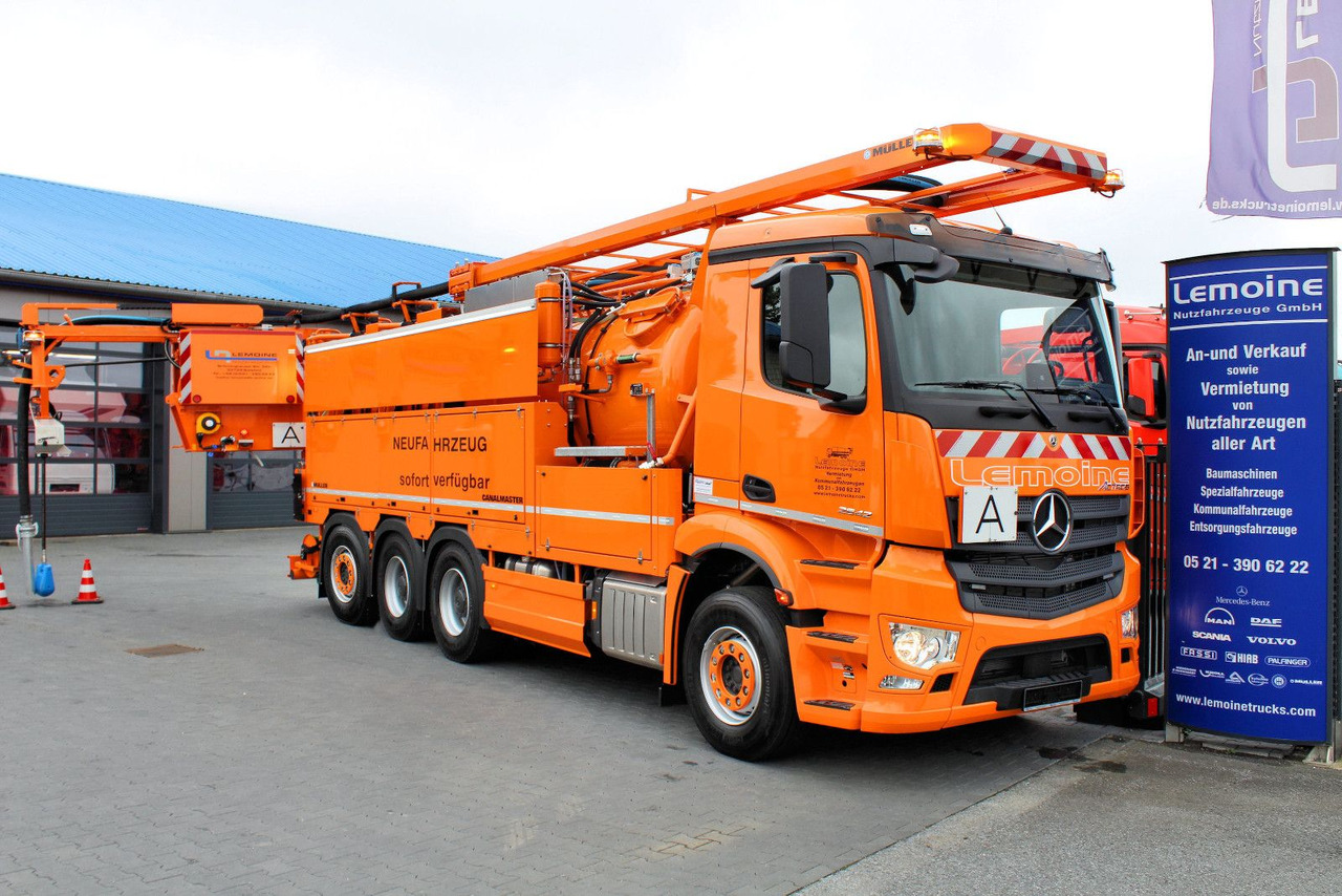 Mercedes-Benz Arocs 3551 8x4 Müller 16mCanalmaster F160EWA WRG - Čistič odpadových jam: obrázek 1 Mercedes-Benz Arocs 3551 8x4 Müller 16mCanalmaster F160EWA WRG - Čistič odpadových jam: obrázek 1