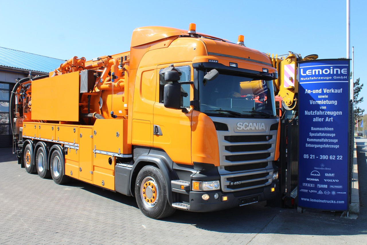 Scania R450 8x4 Kroll 19m³ Wasserrückgewinner Kombi-HD - Čistič odpadových jam: obrázek 1 Scania R450 8x4 Kroll 19m³ Wasserrückgewinner Kombi-HD - Čistič odpadových jam: obrázek 1