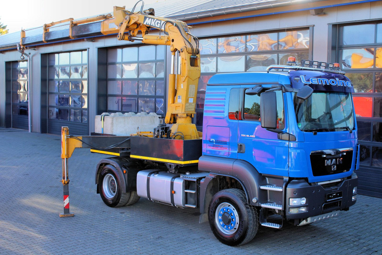 MAN TGS 18.480 4x4 BLS SZM+Pritsche MKG HLK 340 Kran - Tahač: obrázek 1 MAN TGS 18.480 4x4 BLS SZM+Pritsche MKG HLK 340 Kran - Tahač: obrázek 1