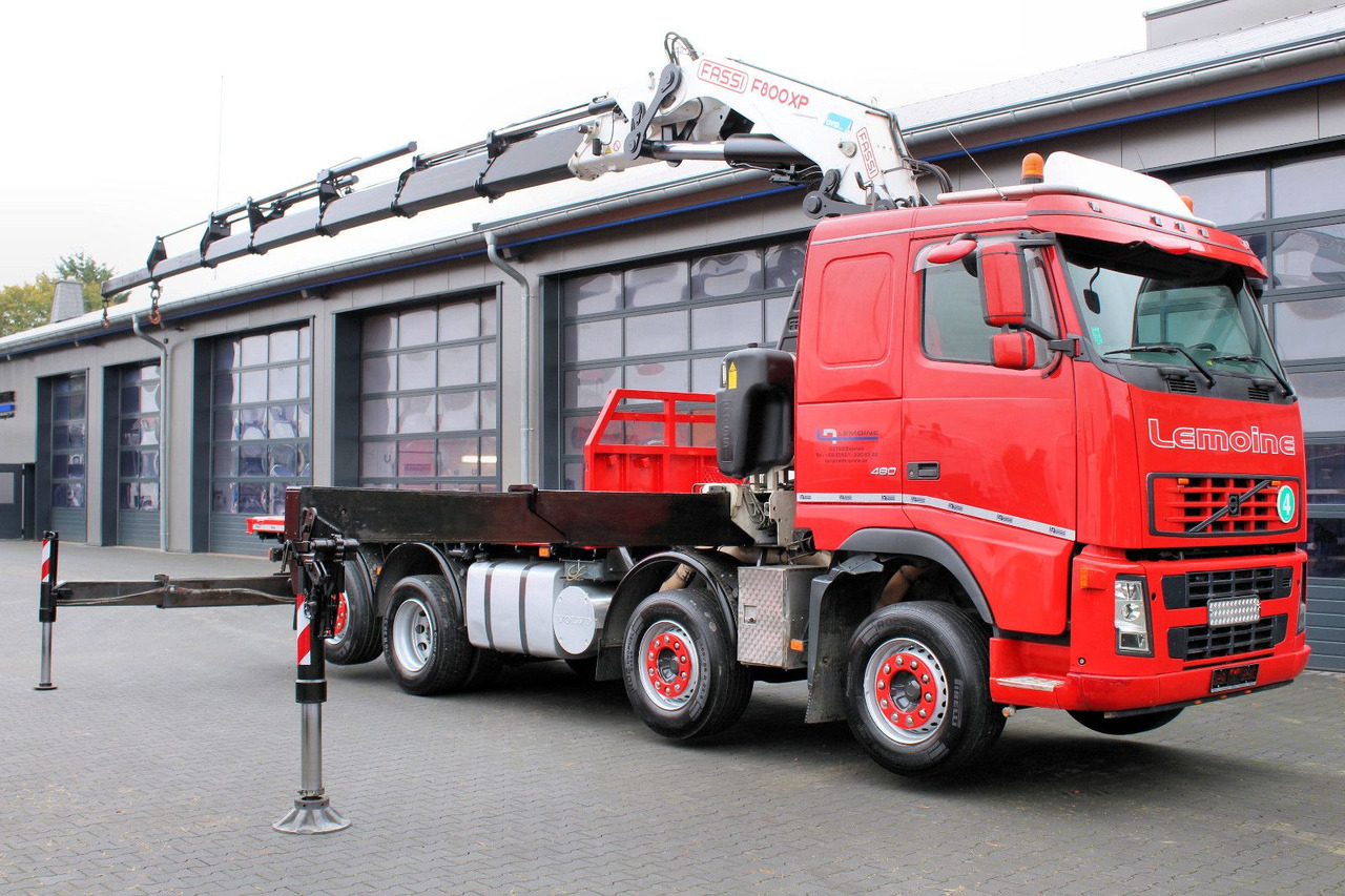 Volvo FM 480 8x2 Pritsche + FASSI F800XP Kran 6x - Nákladní automobil valníkový/ Plošinový, Auto s hydraulickou rukou: obrázek 2 Volvo FM 480 8x2 Pritsche + FASSI F800XP Kran 6x - Nákladní automobil valníkový/ Plošinový, Auto s hydraulickou rukou: obrázek 2