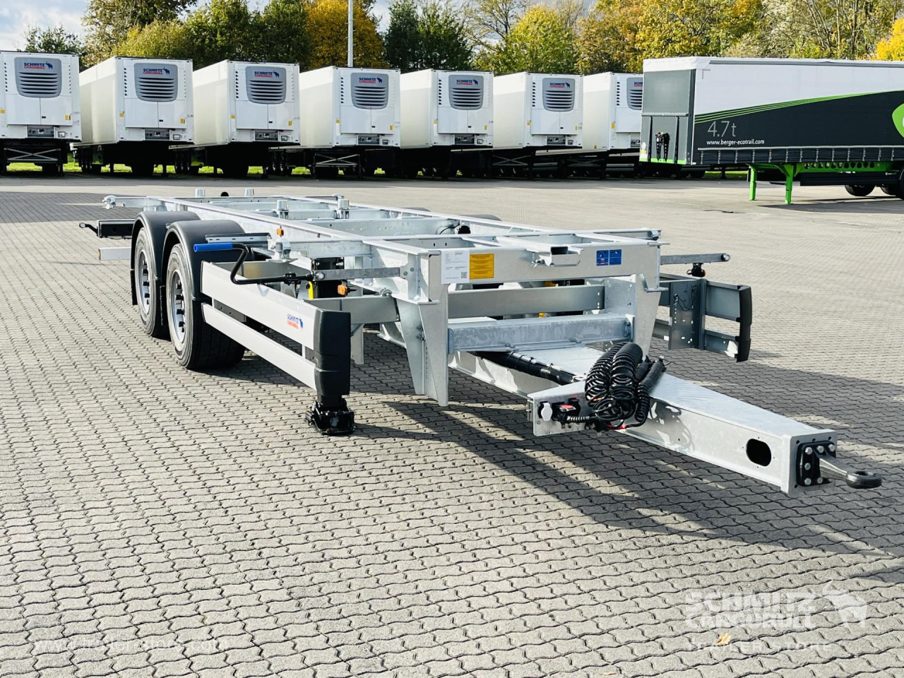SCHMITZ Zentralachsanhänger Wechselfahrgestell - Kontejnerovy přívěs/ Výměnná nástavba: obrázek 1 SCHMITZ Zentralachsanhänger Wechselfahrgestell - Kontejnerovy přívěs/ Výměnná nástavba: obrázek 1