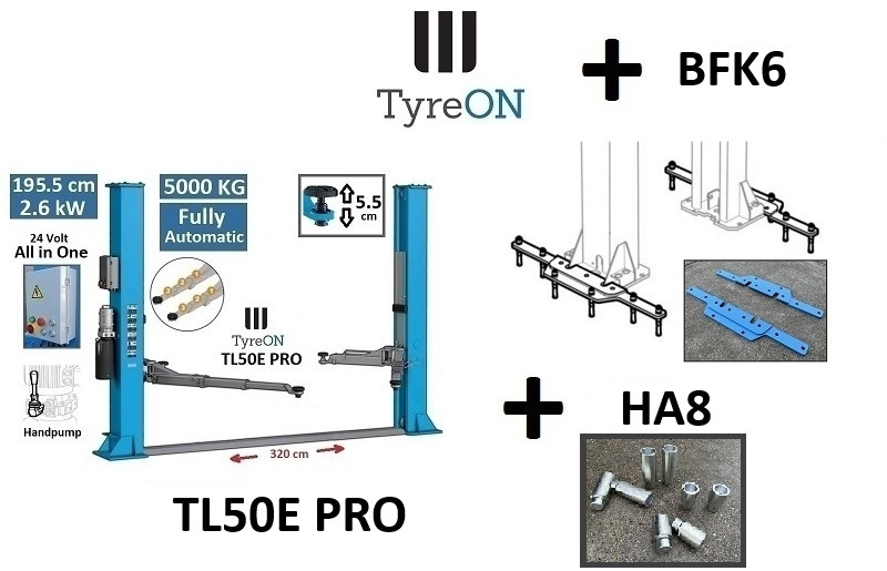 2 columns car lift 5T + base reinforcement kit - Vybavení garáže/ Dílny: obrázek 1 2 columns car lift 5T + base reinforcement kit - Vybavení garáže/ Dílny: obrázek 1