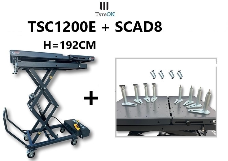 230V mobile lifting table 1200 kg + 8 pcs height adapterset - Vybavení garáže/ Dílny: obrázek 1 230V mobile lifting table 1200 kg + 8 pcs height adapterset - Vybavení garáže/ Dílny: obrázek 1