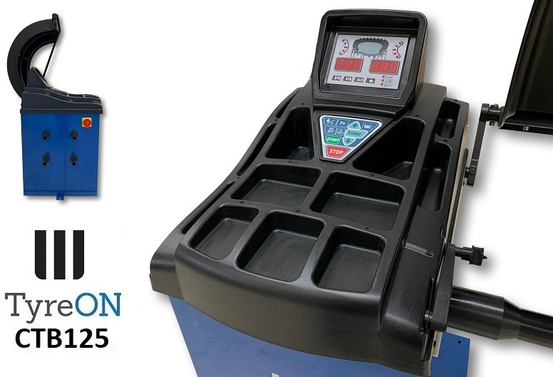 CTB125 wheel balancer, 5 ALU and 2 Steel programs - Auto input Distance + Diameter - 230V - Vybavení garáže/ Dílny: obrázek 3 CTB125 wheel balancer, 5 ALU and 2 Steel programs - Auto input Distance + Diameter - 230V - Vybavení garáže/ Dílny: obrázek 3
