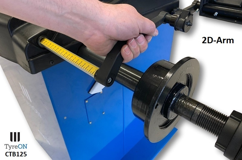 CTB125 wheel balancer, 5 ALU and 2 Steel programs - Auto input Distance + Diameter - 230V - Vybavení garáže/ Dílny: obrázek 5 CTB125 wheel balancer, 5 ALU and 2 Steel programs - Auto input Distance + Diameter - 230V - Vybavení garáže/ Dílny: obrázek 5