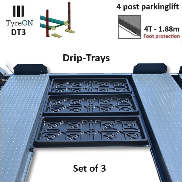 DT3 set of 3 plastic oil / liquid / dirt drip-trays - Vybavení garáže/ Dílny: obrázek 1 DT3 set of 3 plastic oil / liquid / dirt drip-trays - Vybavení garáže/ Dílny: obrázek 1