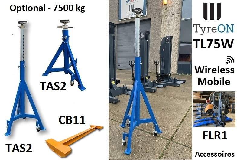 Vybavení garáže/ Dílny TL75W-4 30T Mobile truck lift - wireless - battery powered: obrázek 10