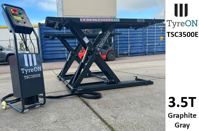 TSC3500E mobile midrise car scissor lift with electrical release - Capacity 3,5T - Lifting height 125 cm - 230V - Graphite gray - Vybavení garáže/ Dílny: obrázek 2 TSC3500E mobile midrise car scissor lift with electrical release - Capacity 3,5T - Lifting height 125 cm - 230V - Graphite gray - Vybavení garáže/ Dílny: obrázek 2
