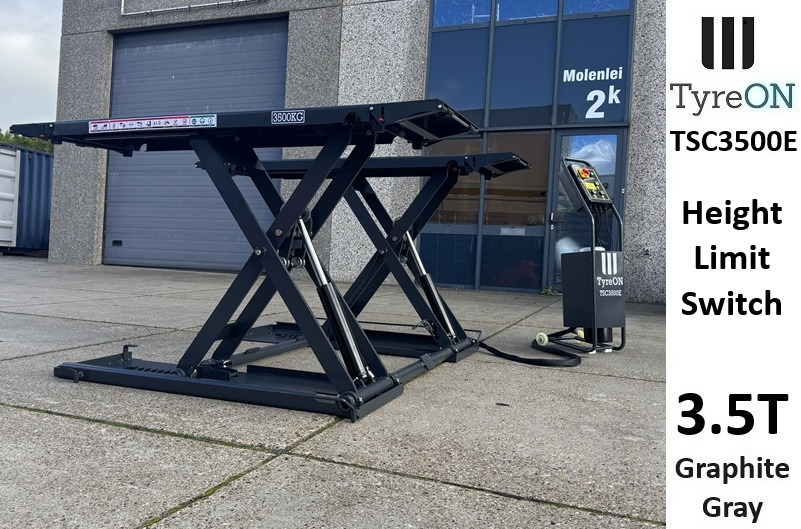 TSC3500E mobile midrise car scissor lift with electrical release - Capacity 3,5T - Lifting height 125 cm - 230V - Graphite gray - Vybavení garáže/ Dílny: obrázek 1 TSC3500E mobile midrise car scissor lift with electrical release - Capacity 3,5T - Lifting height 125 cm - 230V - Graphite gray - Vybavení garáže/ Dílny: obrázek 1