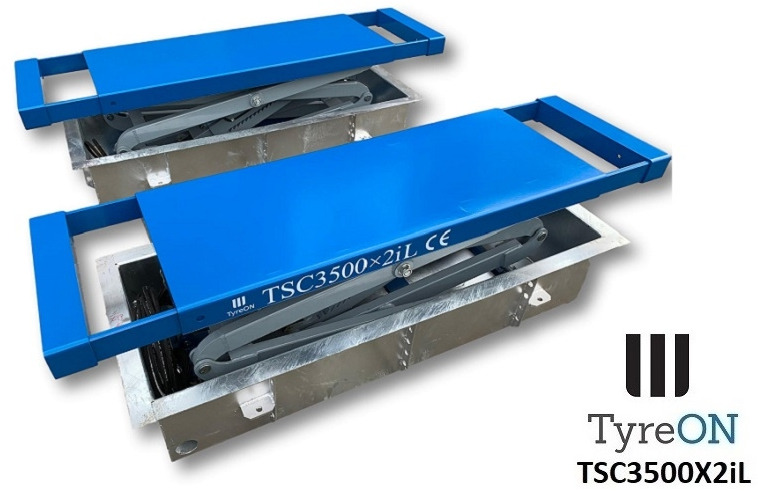 TSC3500X2iL In floor scissor lift - Double extensions - Recessed containers - Vybavení garáže/ Dílny: obrázek 3 TSC3500X2iL In floor scissor lift - Double extensions - Recessed containers - Vybavení garáže/ Dílny: obrázek 3