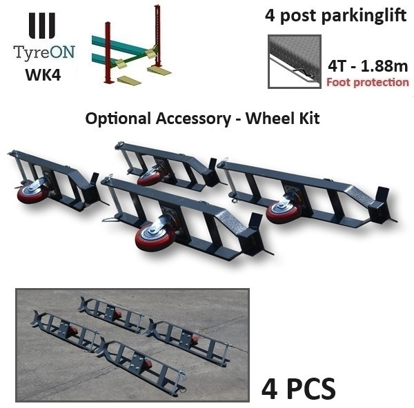 WK4 wheel kit for 4 column parking lifts - Vybavení garáže/ Dílny: obrázek 1 WK4 wheel kit for 4 column parking lifts - Vybavení garáže/ Dílny: obrázek 1
