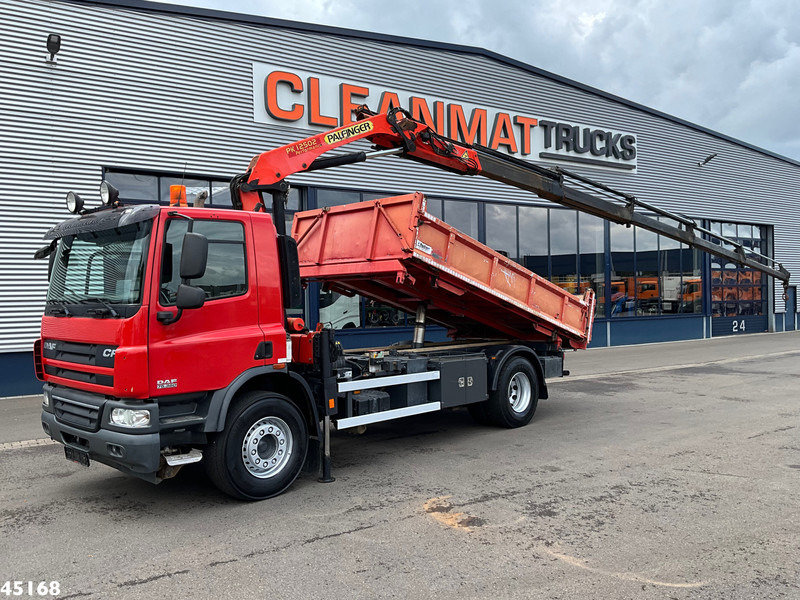 DAF FA 75 CF 360 Palfinger 12 Tonmeter laadkraan - Sklápěč, Auto s hydraulickou rukou: obrázek 1 DAF FA 75 CF 360 Palfinger 12 Tonmeter laadkraan - Sklápěč, Auto s hydraulickou rukou: obrázek 1