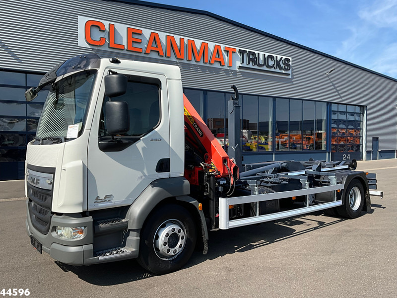 DAF FA LF 250 Euro 6 Palfinger 6,5 Tonmeter laadkraan - Hákový nosič kontejnerů, Auto s hydraulickou rukou: obrázek 2 DAF FA LF 250 Euro 6 Palfinger 6,5 Tonmeter laadkraan - Hákový nosič kontejnerů, Auto s hydraulickou rukou: obrázek 2