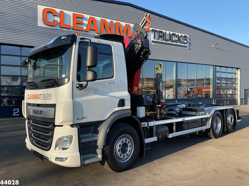 DAF FAN CF 340 Euro 6 HMF 18 Tonmeter laadkraan met lier Just 45.802 km! - Hákový nosič kontejnerů, Auto s hydraulickou rukou: obrázek 3 DAF FAN CF 340 Euro 6 HMF 18 Tonmeter laadkraan met lier Just 45.802 km! - Hákový nosič kontejnerů, Auto s hydraulickou rukou: obrázek 3