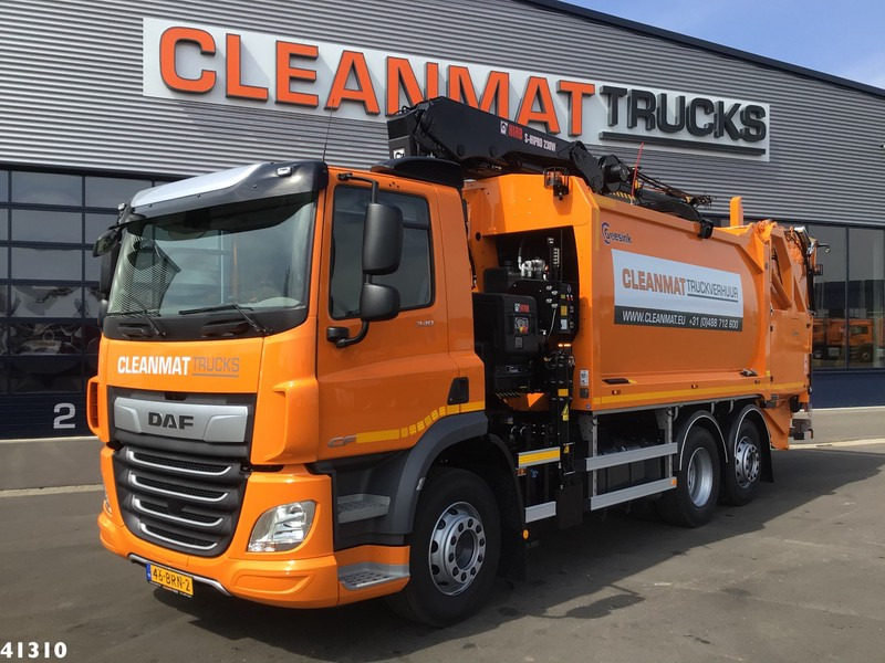 DAF FAN CF 340 Hiab 23 ton/meter laadkraan - Vůz na odvoz odpadků: obrázek 1 DAF FAN CF 340 Hiab 23 ton/meter laadkraan - Vůz na odvoz odpadků: obrázek 1
