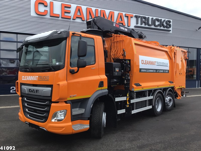 DAF FAN CF 340 Hiab 23 ton/meter laadkraan Welvaarts weighing system - Vůz na odvoz odpadků: obrázek 1 DAF FAN CF 340 Hiab 23 ton/meter laadkraan Welvaarts weighing system - Vůz na odvoz odpadků: obrázek 1