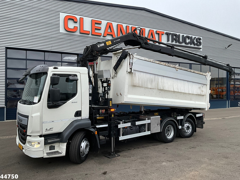 DAF FAN LF 220 Euro 6 Hiab 11 Tonmeter laadkraan Just 166.649 Km! - Sklápěč, Auto s hydraulickou rukou: obrázek 1 DAF FAN LF 220 Euro 6 Hiab 11 Tonmeter laadkraan Just 166.649 Km! - Sklápěč, Auto s hydraulickou rukou: obrázek 1