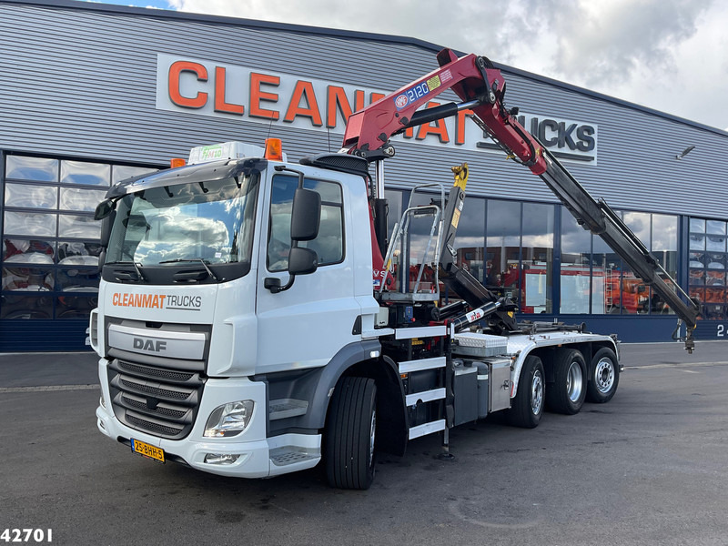 DAF FAQ CF 400 8x2 Euro 6 HMF 21 Tonmeter laadkraan - Hákový nosič kontejnerů, Auto s hydraulickou rukou: obrázek 1 DAF FAQ CF 400 8x2 Euro 6 HMF 21 Tonmeter laadkraan - Hákový nosič kontejnerů, Auto s hydraulickou rukou: obrázek 1