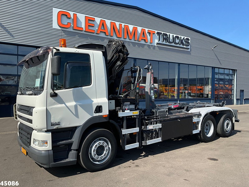 DAF FAS 85 CF 340 Manual Hiab 12 Tonmeter laadkraan - Hákový nosič kontejnerů, Auto s hydraulickou rukou: obrázek 2 DAF FAS 85 CF 340 Manual Hiab 12 Tonmeter laadkraan - Hákový nosič kontejnerů, Auto s hydraulickou rukou: obrázek 2
