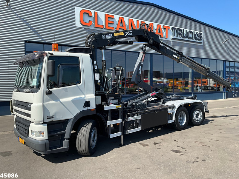 DAF FAS 85 CF 340 Manual Hiab 12 Tonmeter laadkraan - Hákový nosič kontejnerů, Auto s hydraulickou rukou: obrázek 1 DAF FAS 85 CF 340 Manual Hiab 12 Tonmeter laadkraan - Hákový nosič kontejnerů, Auto s hydraulickou rukou: obrázek 1