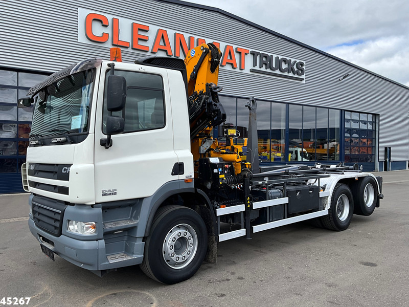 DAF FAS 85 CF 410 Effer 16 Tonmeter laadkraan - Hákový nosič kontejnerů, Auto s hydraulickou rukou: obrázek 2 DAF FAS 85 CF 410 Effer 16 Tonmeter laadkraan - Hákový nosič kontejnerů, Auto s hydraulickou rukou: obrázek 2