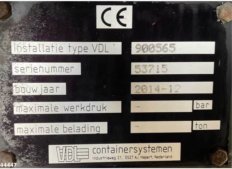 DAF FAS CF 400 Euro 6 VDL 21 Ton haakarmsysteem leasing DAF FAS CF 400 Euro 6 VDL 21 Ton haakarmsysteem: obrázek 18
