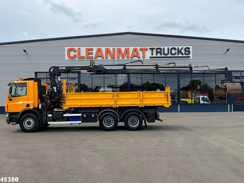 DAF FAT 75 CF 340 6x4 Manual Full steel Hiab 16 Tonmeter laadkraan - Sklápěč, Auto s hydraulickou rukou: obrázek 4 DAF FAT 75 CF 340 6x4 Manual Full steel Hiab 16 Tonmeter laadkraan - Sklápěč, Auto s hydraulickou rukou: obrázek 4