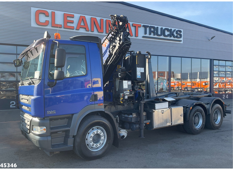 DAF FAT 85 CF 360 6x4 PM 25 Tonmeter laadkraan - Hákový nosič kontejnerů, Auto s hydraulickou rukou: obrázek 2 DAF FAT 85 CF 360 6x4 PM 25 Tonmeter laadkraan - Hákový nosič kontejnerů, Auto s hydraulickou rukou: obrázek 2