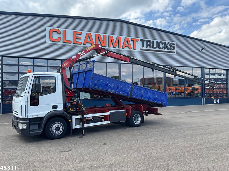 Iveco Eurocargo ML130E18 HMF 7 Tonmeter laadkraan Just 124.705 km! - Sklápěč, Auto s hydraulickou rukou: obrázek 1 Iveco Eurocargo ML130E18 HMF 7 Tonmeter laadkraan Just 124.705 km! - Sklápěč, Auto s hydraulickou rukou: obrázek 1