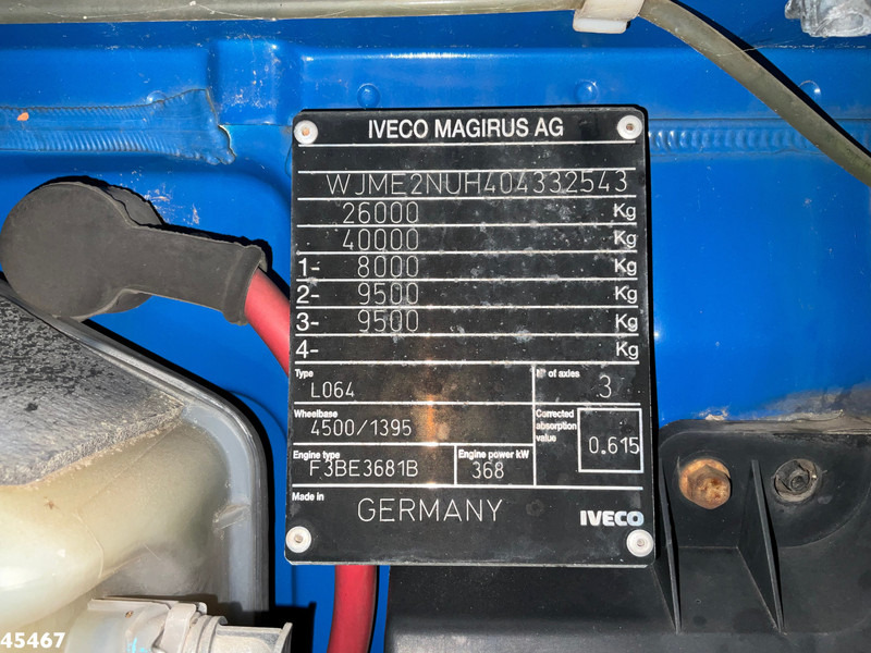 Auto s hydraulickou rukou Iveco Stralis 500 6x4 MKG 54 Tonmeter laadkraan: obrázek 20