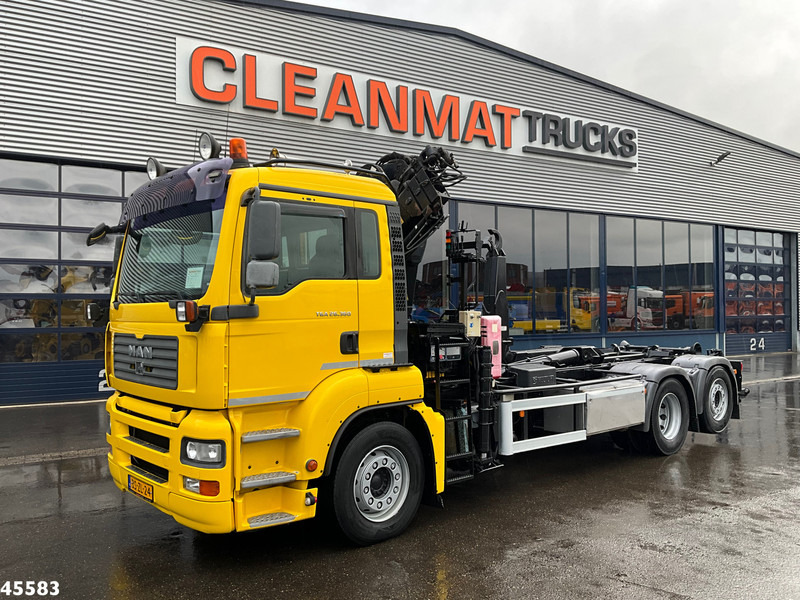 MAN TGA 26.360 Hiab 16 Tonmeter laadkraan - Hákový nosič kontejnerů, Auto s hydraulickou rukou: obrázek 2 MAN TGA 26.360 Hiab 16 Tonmeter laadkraan - Hákový nosič kontejnerů, Auto s hydraulickou rukou: obrázek 2