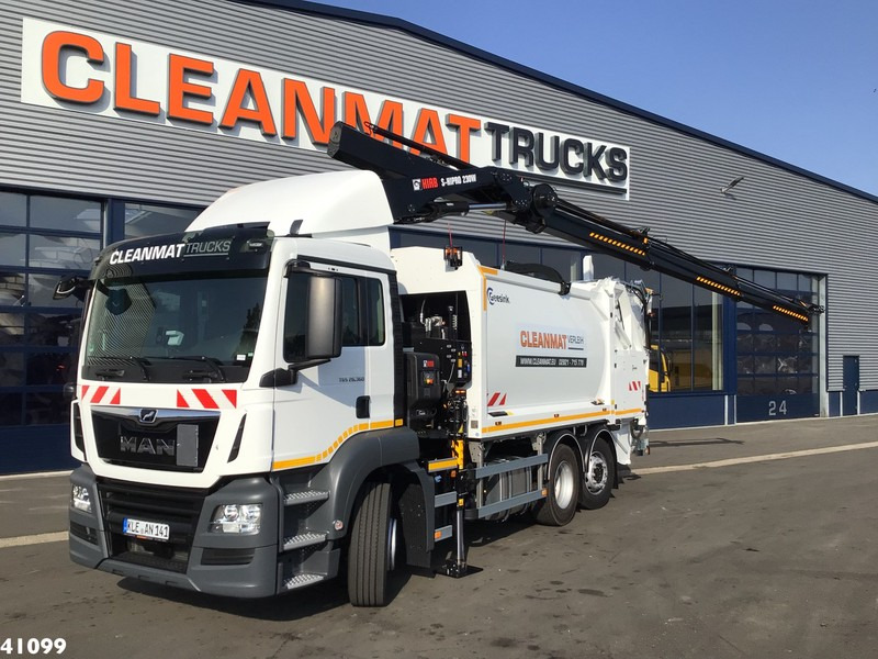 MAN TGS 26.360 Hiab 23 ton/meter laadkraan - Vůz na odvoz odpadků: obrázek 1 MAN TGS 26.360 Hiab 23 ton/meter laadkraan - Vůz na odvoz odpadků: obrázek 1