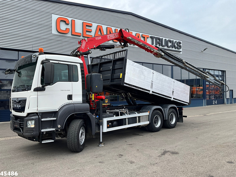 MAN TGS 33.460 6x4 Euro 6 Fassi 23 Tonmeter laadkraan Just 137.258 Km! - Sklápěč, Auto s hydraulickou rukou: obrázek 1 MAN TGS 33.460 6x4 Euro 6 Fassi 23 Tonmeter laadkraan Just 137.258 Km! - Sklápěč, Auto s hydraulickou rukou: obrázek 1