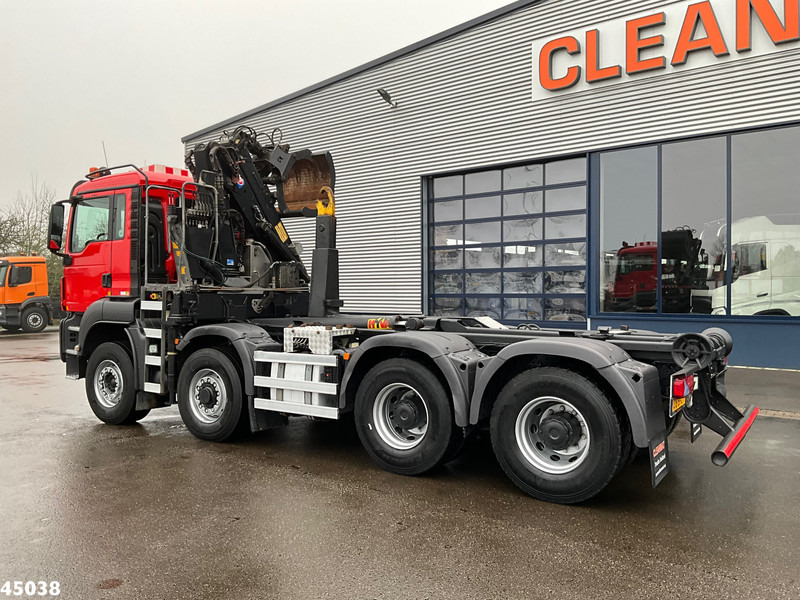 MAN TGS 35.400 8x4 Euro 6 HMF 16 Tonmeter Z-kraan - Hákový nosič kontejnerů, Auto s hydraulickou rukou: obrázek 5 MAN TGS 35.400 8x4 Euro 6 HMF 16 Tonmeter Z-kraan - Hákový nosič kontejnerů, Auto s hydraulickou rukou: obrázek 5