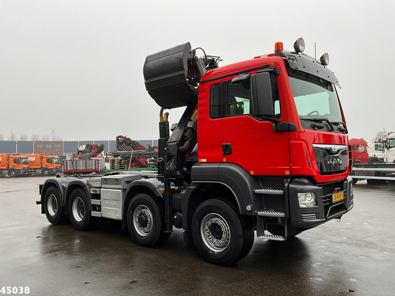 MAN TGS 35.400 8x4 Euro 6 HMF 16 Tonmeter Z-kraan - Hákový nosič kontejnerů, Auto s hydraulickou rukou: obrázek 3 MAN TGS 35.400 8x4 Euro 6 HMF 16 Tonmeter Z-kraan - Hákový nosič kontejnerů, Auto s hydraulickou rukou: obrázek 3