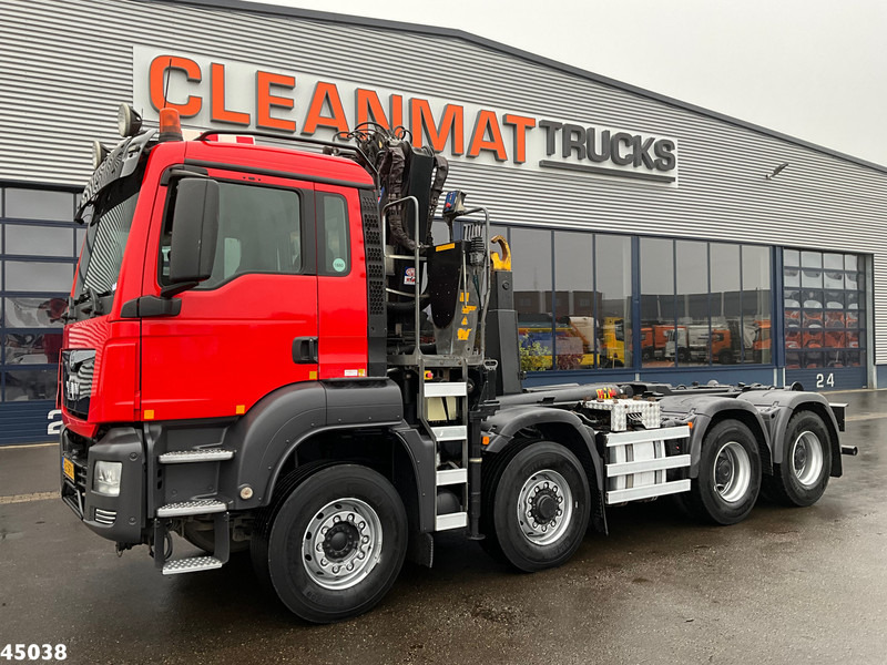 MAN TGS 35.400 8x6 Euro 6 HMF 16 Tonmeter Z-kraan - Hákový nosič kontejnerů, Auto s hydraulickou rukou: obrázek 2 MAN TGS 35.400 8x6 Euro 6 HMF 16 Tonmeter Z-kraan - Hákový nosič kontejnerů, Auto s hydraulickou rukou: obrázek 2