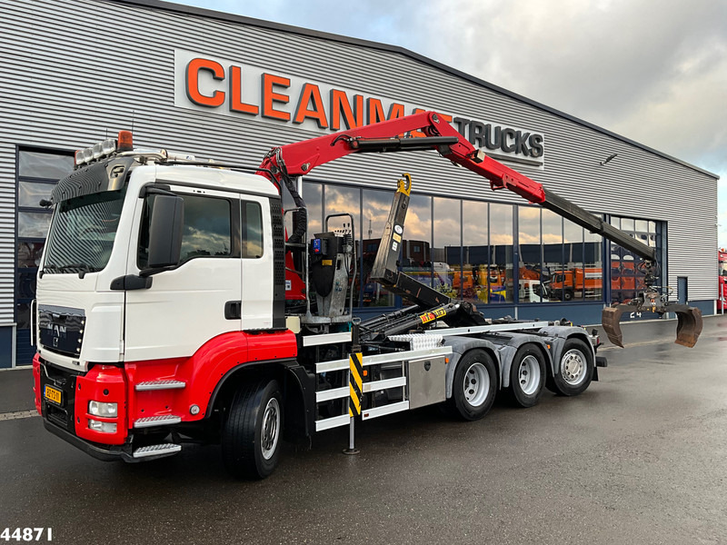 MAN TGS 35.440 8x4 HMF 16 Tonmeter Z-kraan - Hákový nosič kontejnerů: obrázek 1 MAN TGS 35.440 8x4 HMF 16 Tonmeter Z-kraan - Hákový nosič kontejnerů: obrázek 1