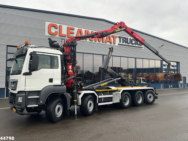MAN TGS 35.460 10x4 Euro 6 Palfinger 20 Tonmeter Z-kraan - Hákový nosič kontejnerů, Auto s hydraulickou rukou: obrázek 1 MAN TGS 35.460 10x4 Euro 6 Palfinger 20 Tonmeter Z-kraan - Hákový nosič kontejnerů, Auto s hydraulickou rukou: obrázek 1