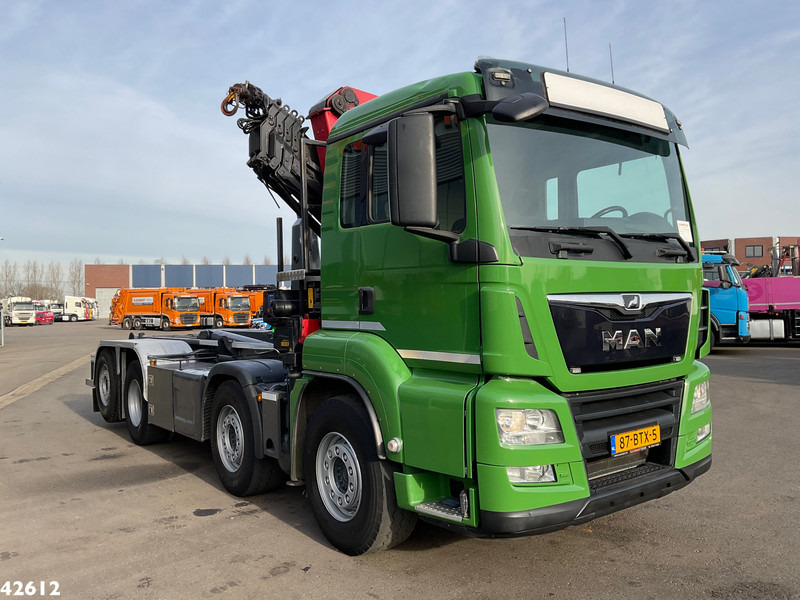 MAN TGS 35.460 8x2 Euro 6 HMF 26 Tonmeter laadkraan - Hákový nosič kontejnerů, Auto s hydraulickou rukou: obrázek 3 MAN TGS 35.460 8x2 Euro 6 HMF 26 Tonmeter laadkraan - Hákový nosič kontejnerů, Auto s hydraulickou rukou: obrázek 3