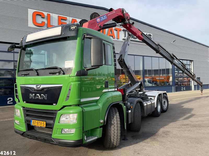 MAN TGS 35.460 8x2 Euro 6 HMF 26 Tonmeter laadkraan - Hákový nosič kontejnerů, Auto s hydraulickou rukou: obrázek 1 MAN TGS 35.460 8x2 Euro 6 HMF 26 Tonmeter laadkraan - Hákový nosič kontejnerů, Auto s hydraulickou rukou: obrázek 1