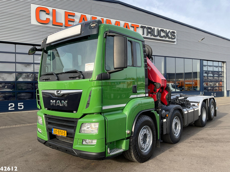 MAN TGS 35.460 8x2 Euro 6 HMF 26 Tonmeter laadkraan - Hákový nosič kontejnerů, Auto s hydraulickou rukou: obrázek 2 MAN TGS 35.460 8x2 Euro 6 HMF 26 Tonmeter laadkraan - Hákový nosič kontejnerů, Auto s hydraulickou rukou: obrázek 2