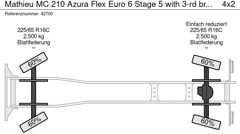 Zametací vůz Mathieu MC 210 Azura Flex Euro 6 Stage 5 with 3-rd brush: obrázek 18